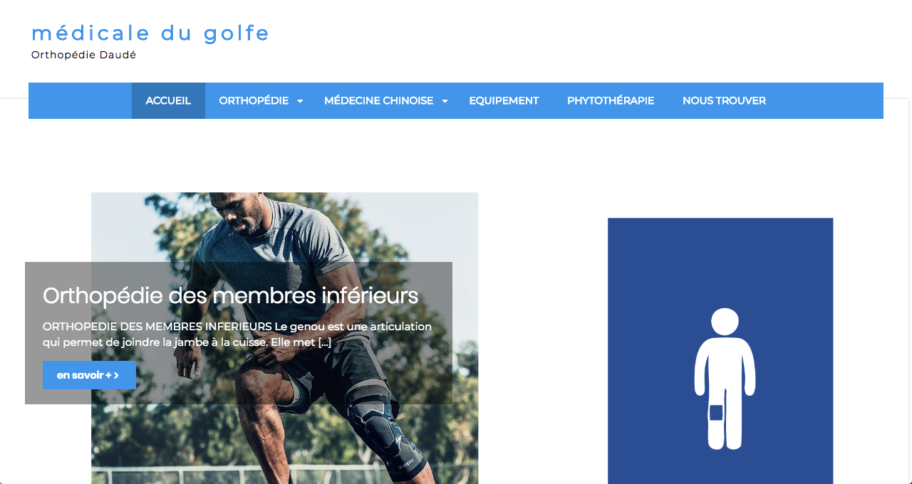 le site de médicale du golfe à Cogolin